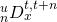 {}_n^uD_x^{t,t + n}
