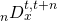 {}_nD_x^{t,t + n}