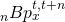{}_nBp_x^{t,t + n}