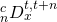 {}_n^cD_x^{t,t + n}