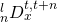 {}_n^lD_x^{t,t + n}