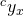 {}^c{y_x}
